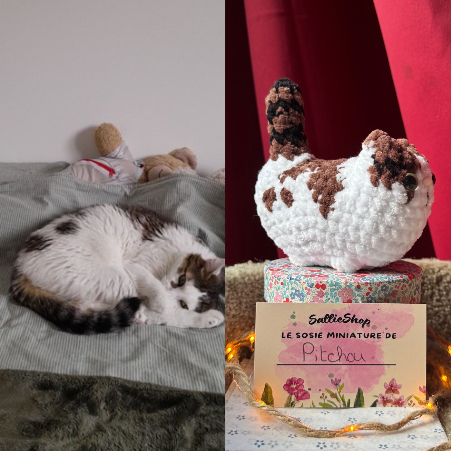 Chat Personnalisable Crochet