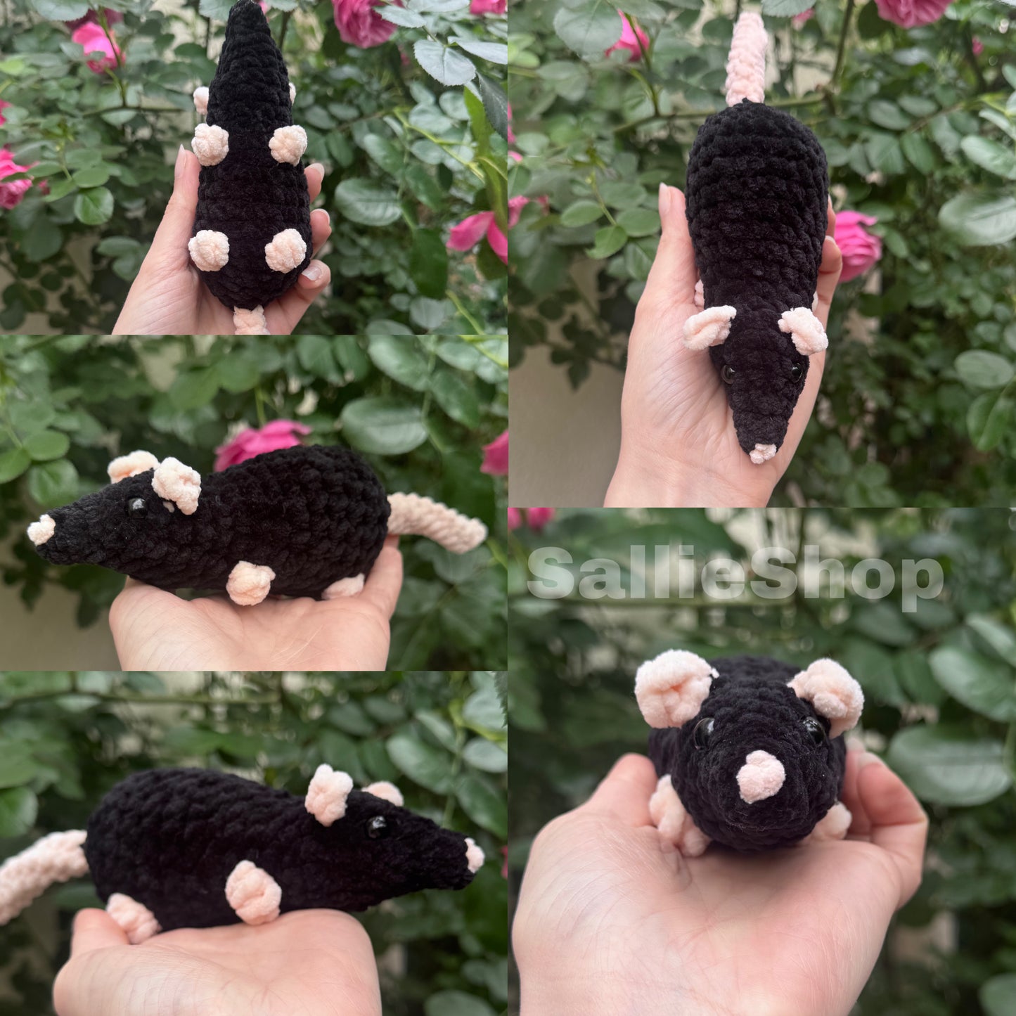 Rat personnalisable crochet
