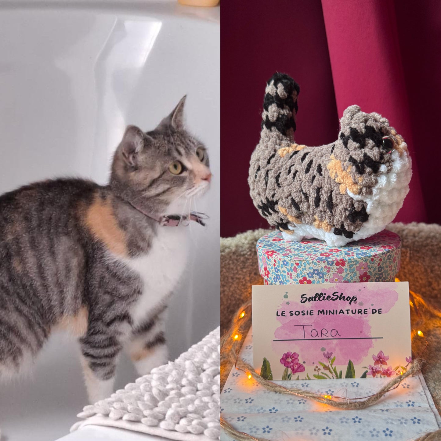 Chat Personnalisable Crochet