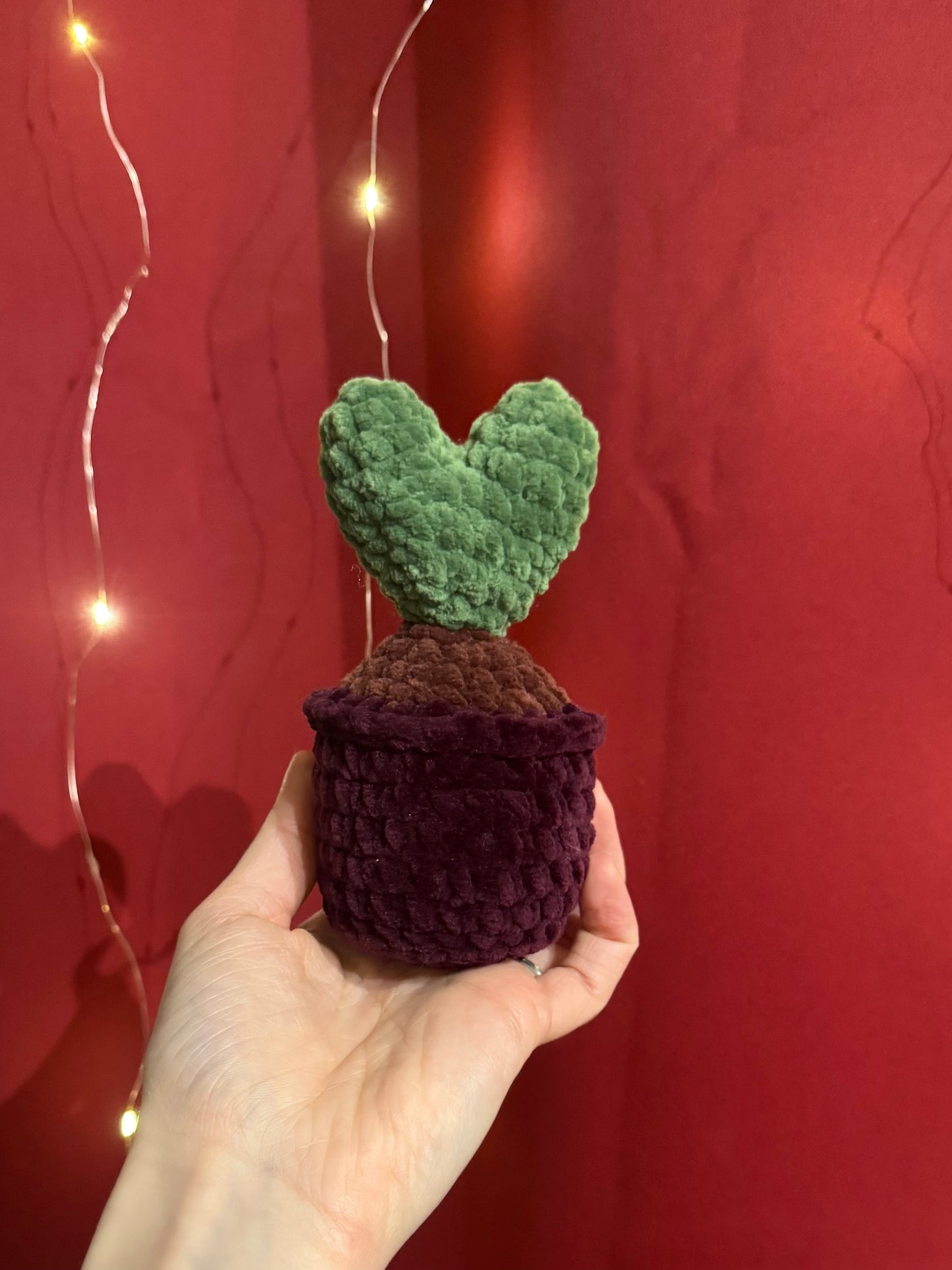 Plante Cœur Crochet