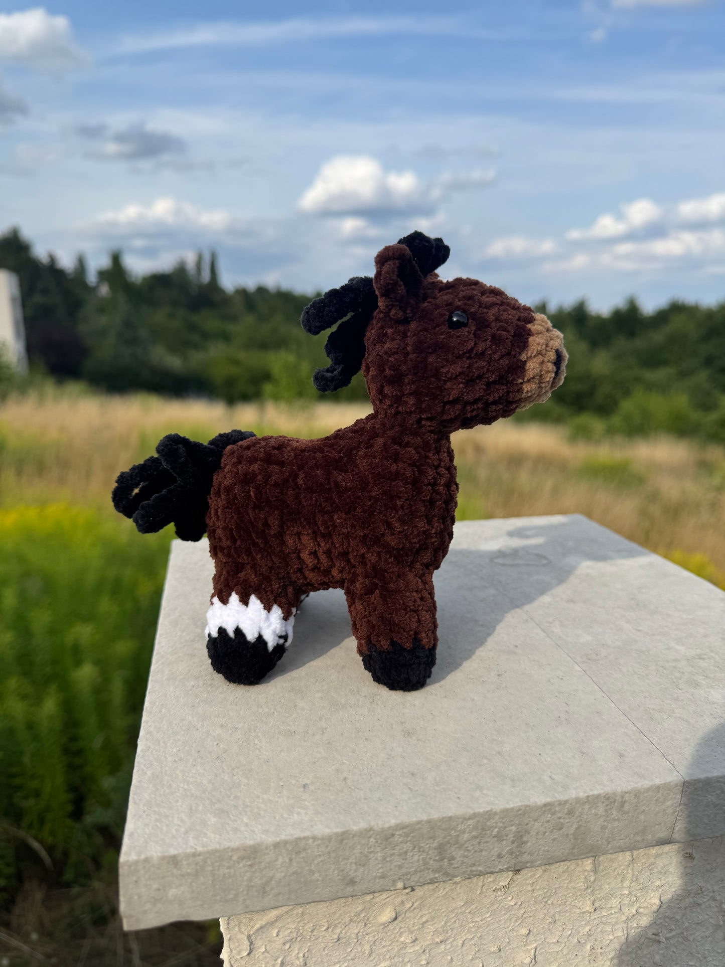 Peluche de Cheval Personnalisée au Crochet