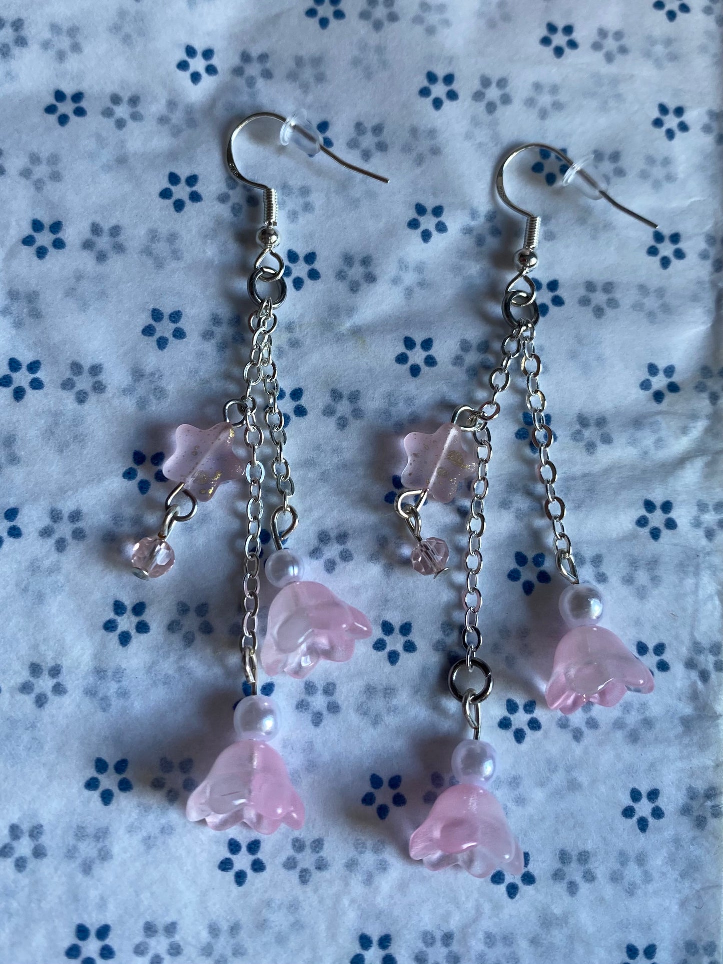 Boucles d’oreilles fleurs