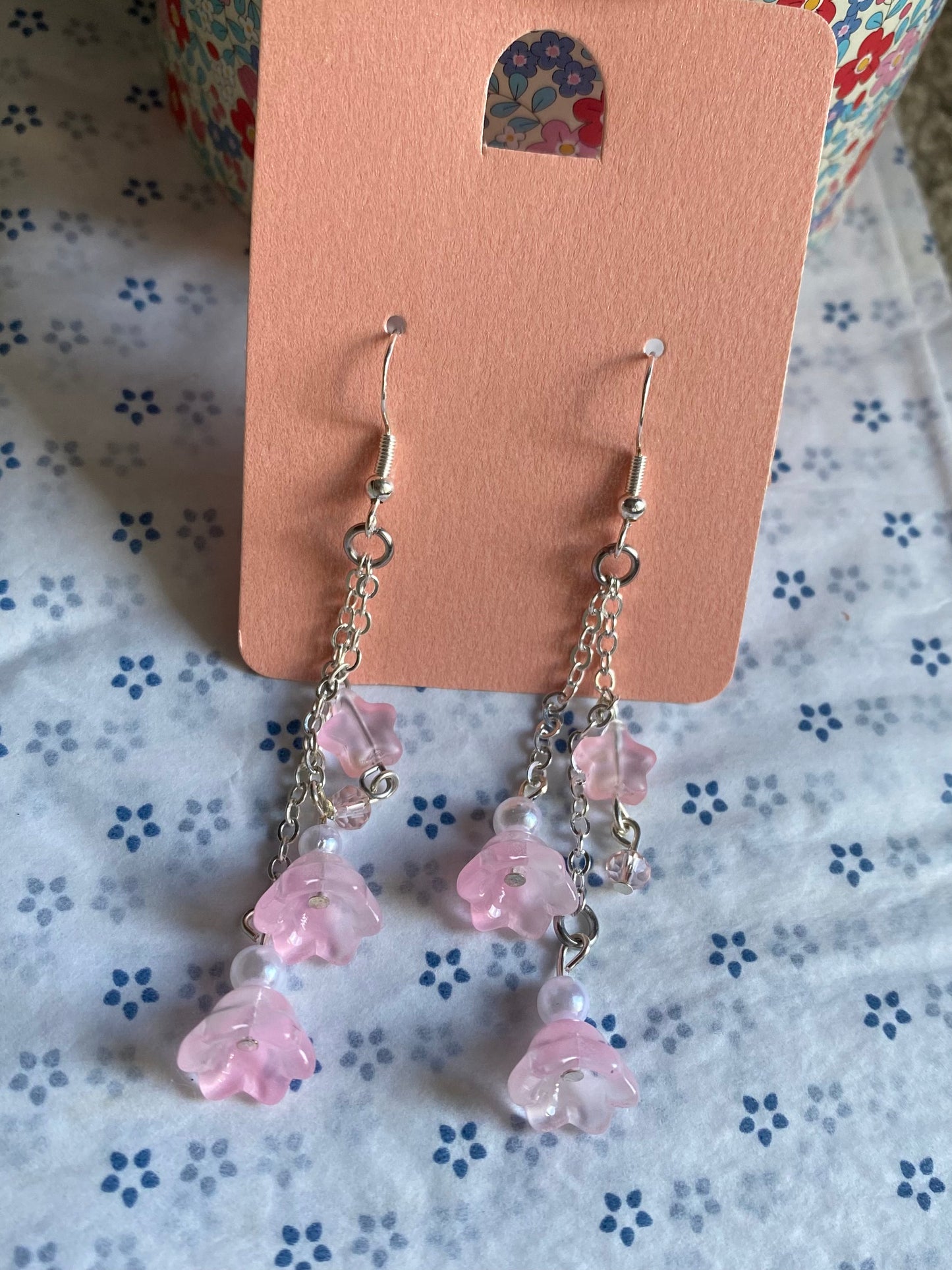 Boucles d’oreilles fleurs