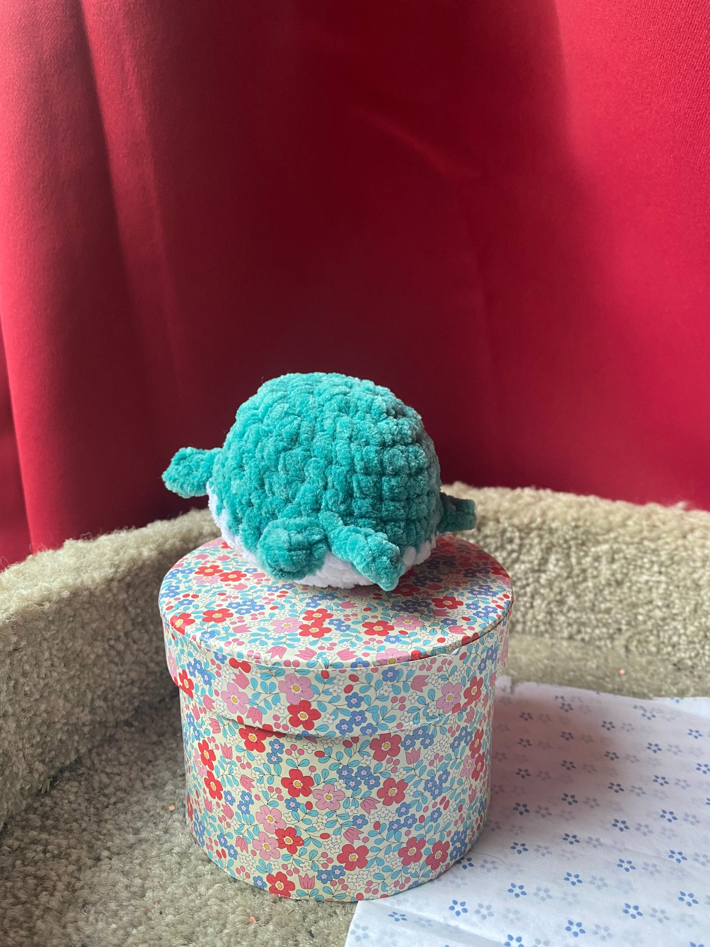 Baleine Crochet Bleue