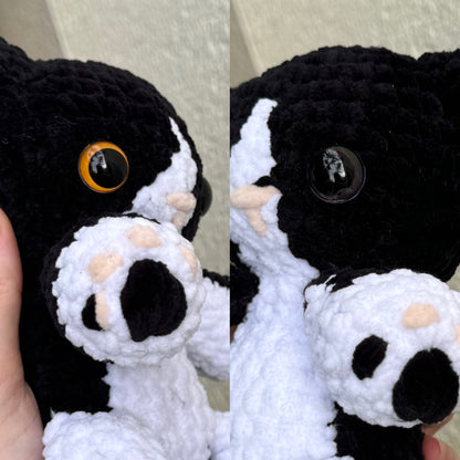 Chat Personnalisable Crochet Grand Modèle
