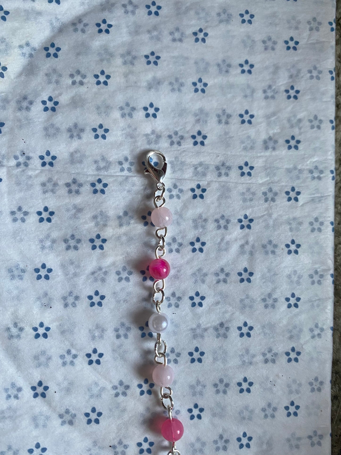 Collier Fée rose