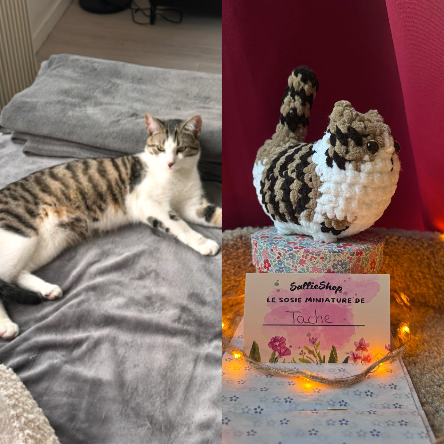 Chat Personnalisable Crochet