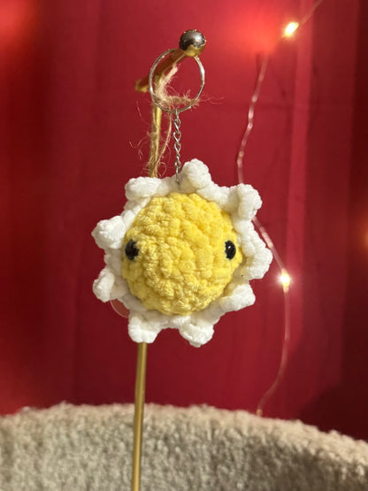 Porte-clés Marguerite Crochet