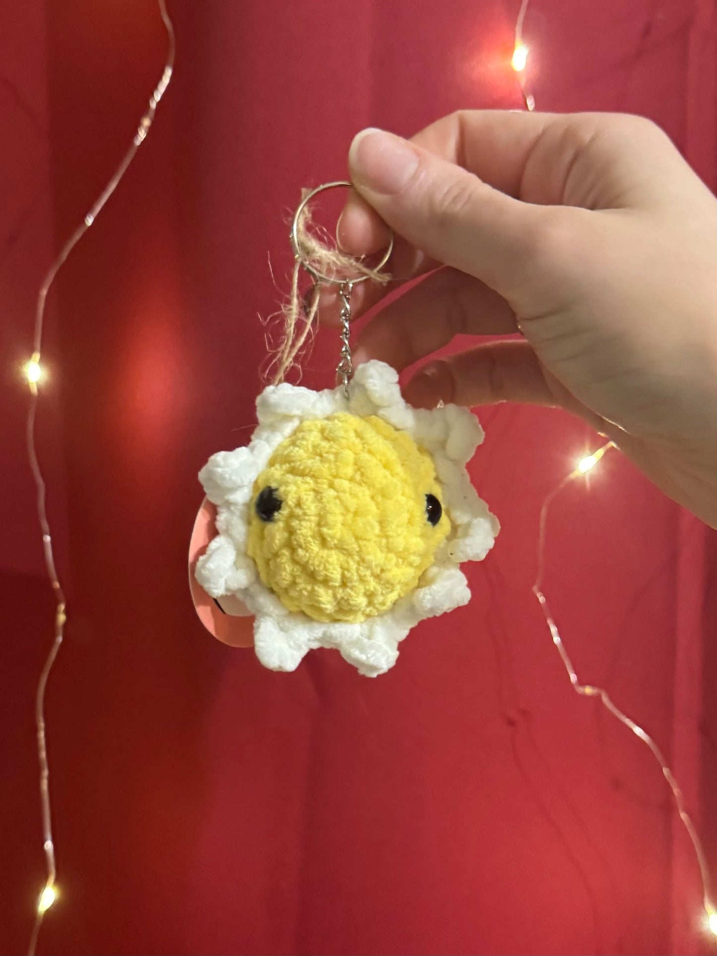 Porte-clés Marguerite Crochet