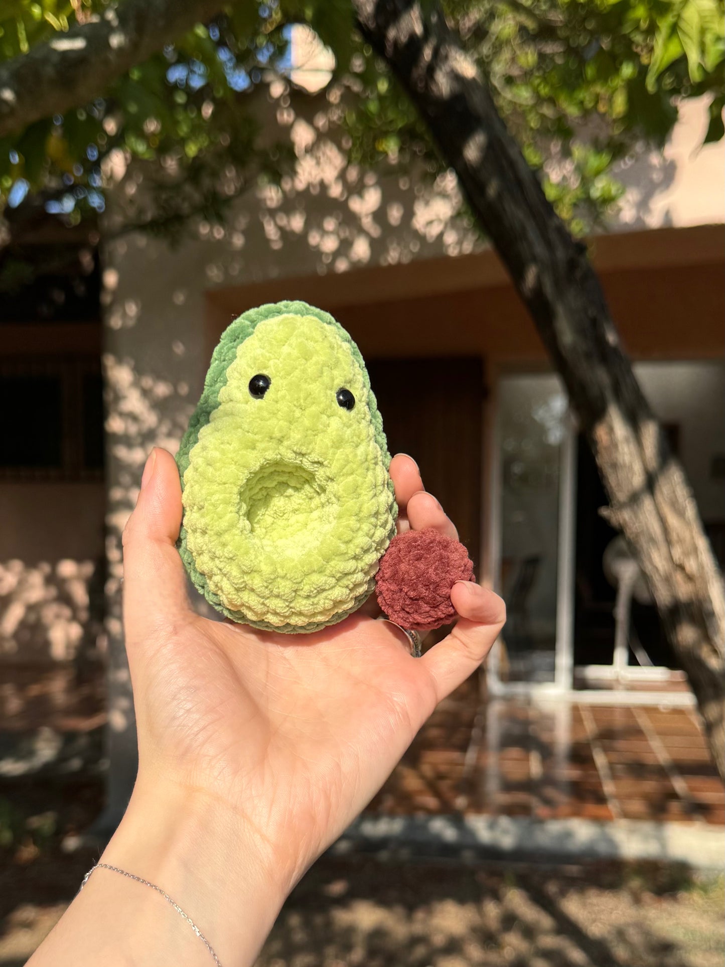 Peluche Avocat au Crochet