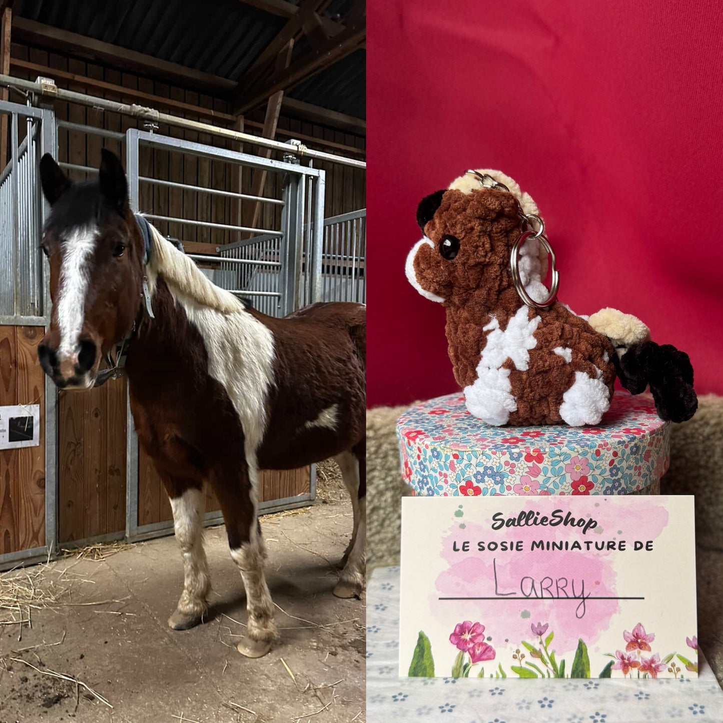 Porte-clés Personnalisable Cheval