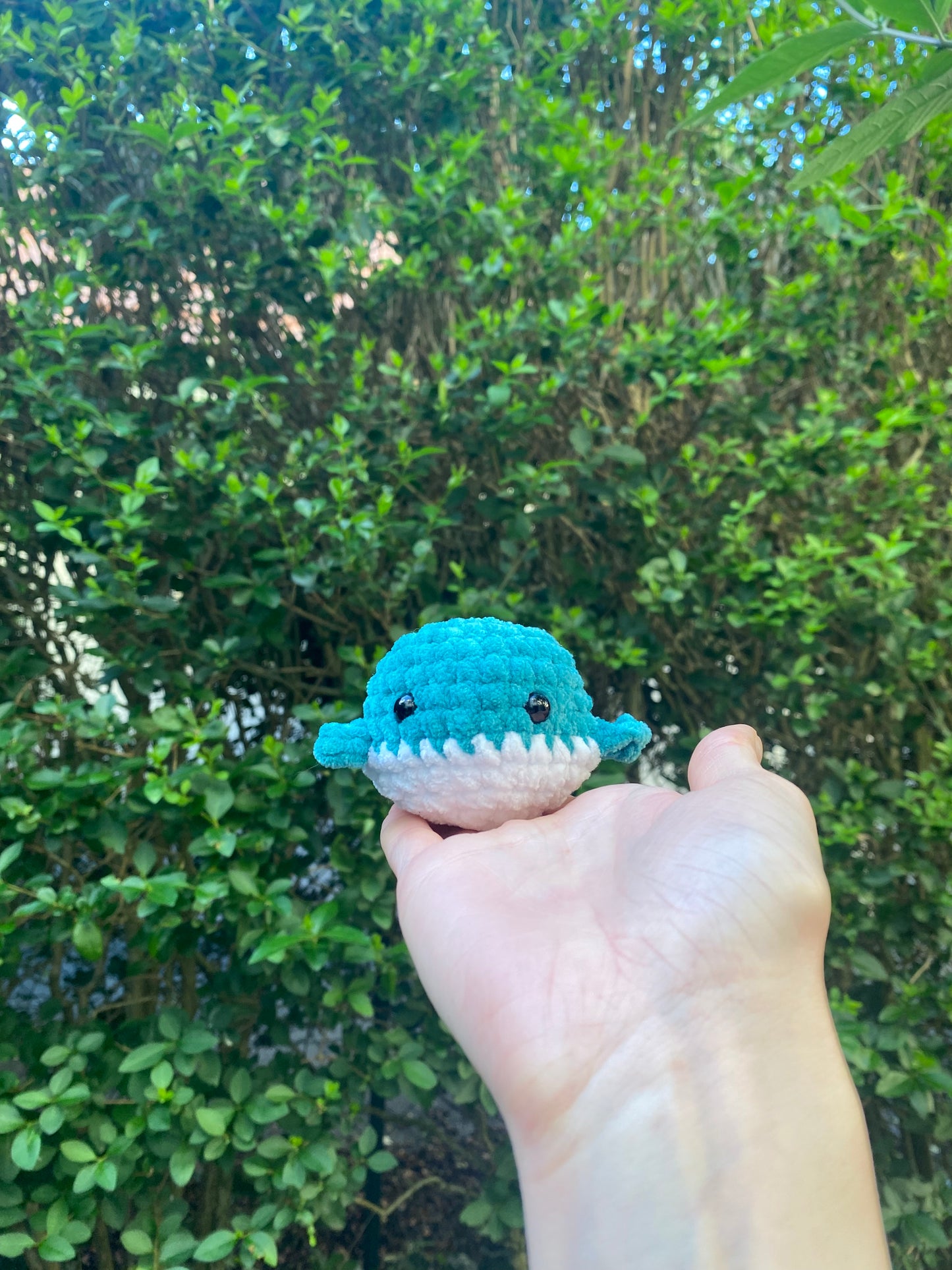 Baleine Crochet Bleue