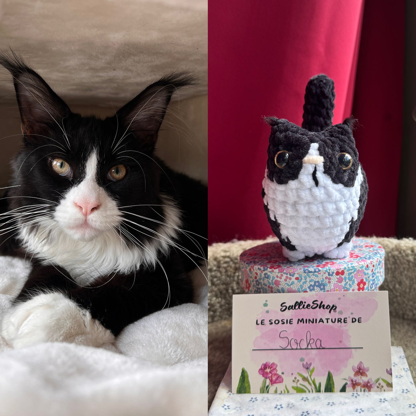 Chat Personnalisable Crochet