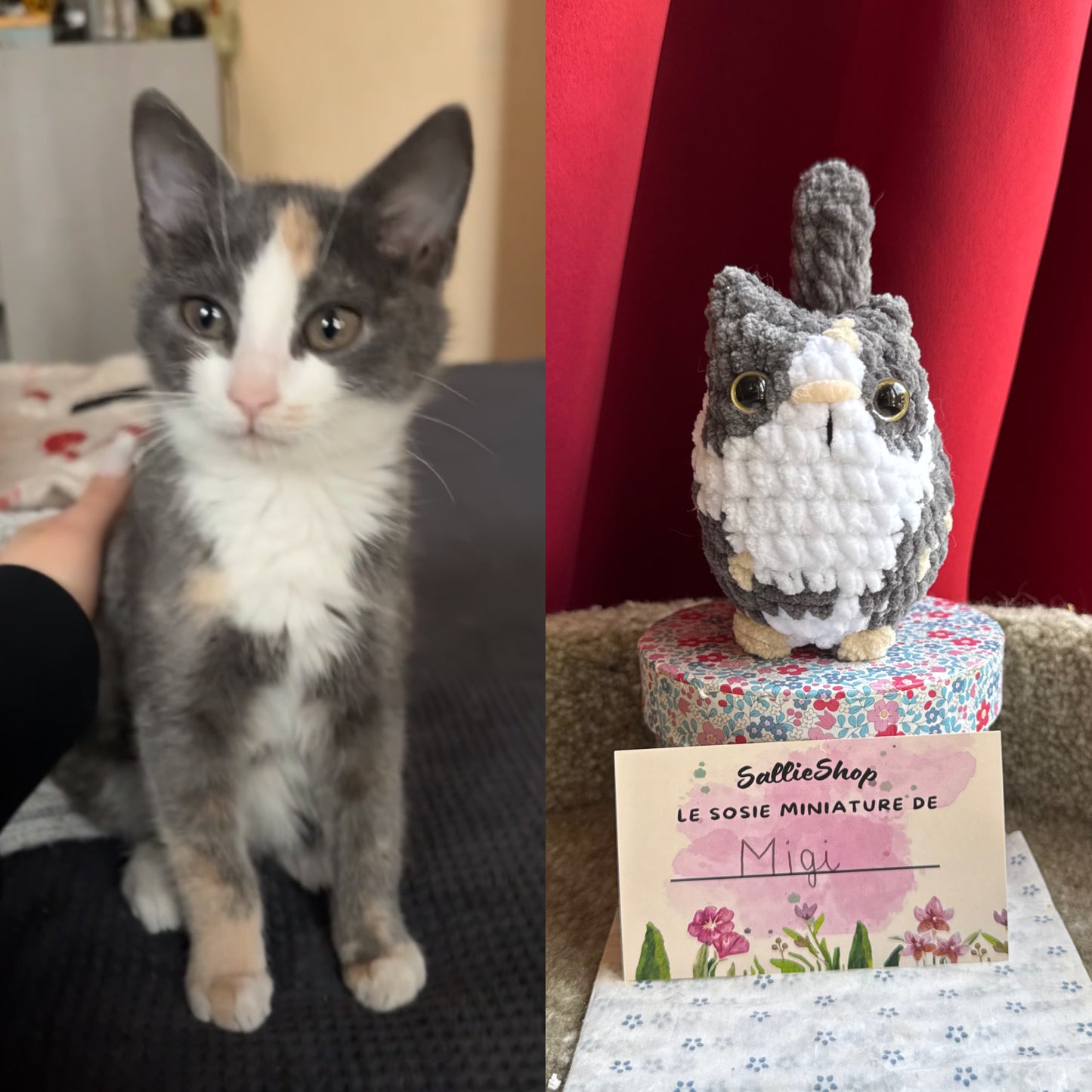 Chat Personnalisable Crochet