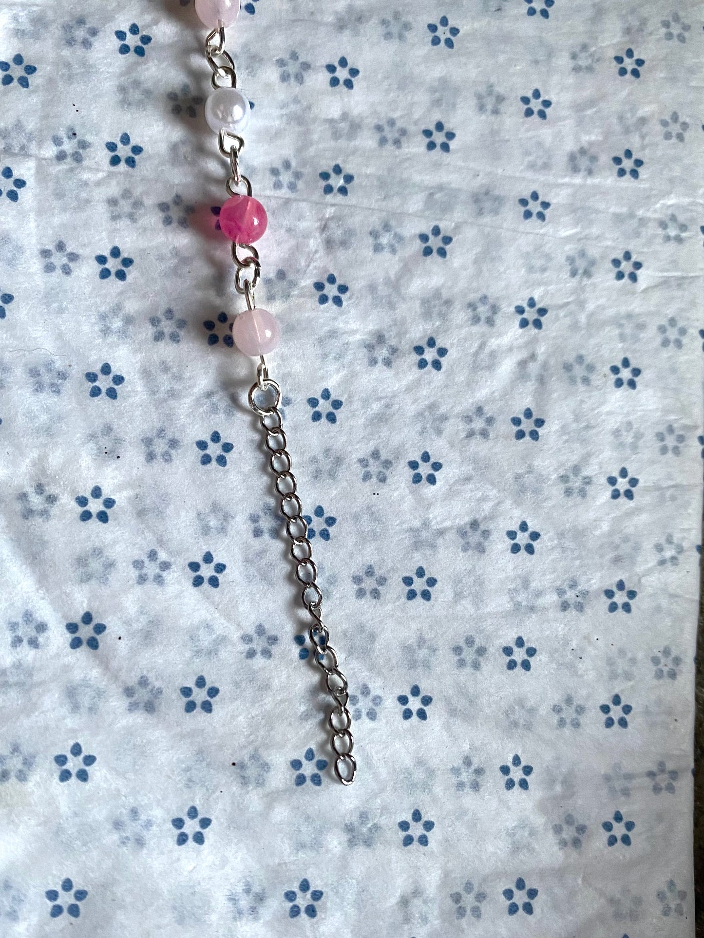 Collier Fée rose