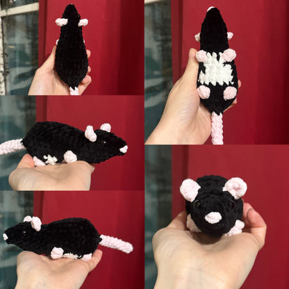 Rat personnalisable crochet