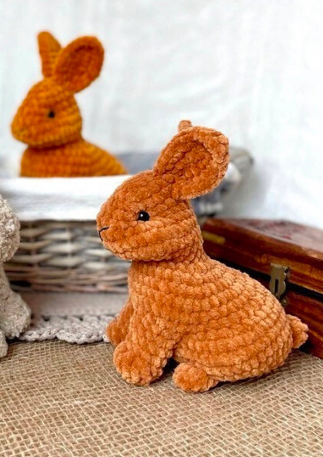 Lapin Personnalisable Crochet Grand Modèle