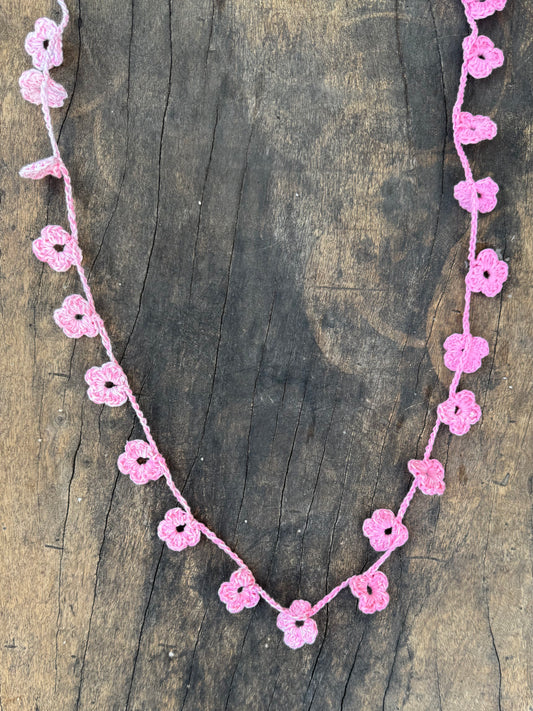 Guirlande Fleurs Crochet