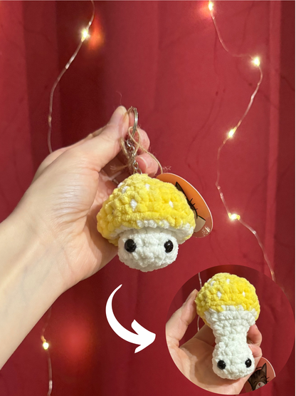 Porte-clés dépliant champignon