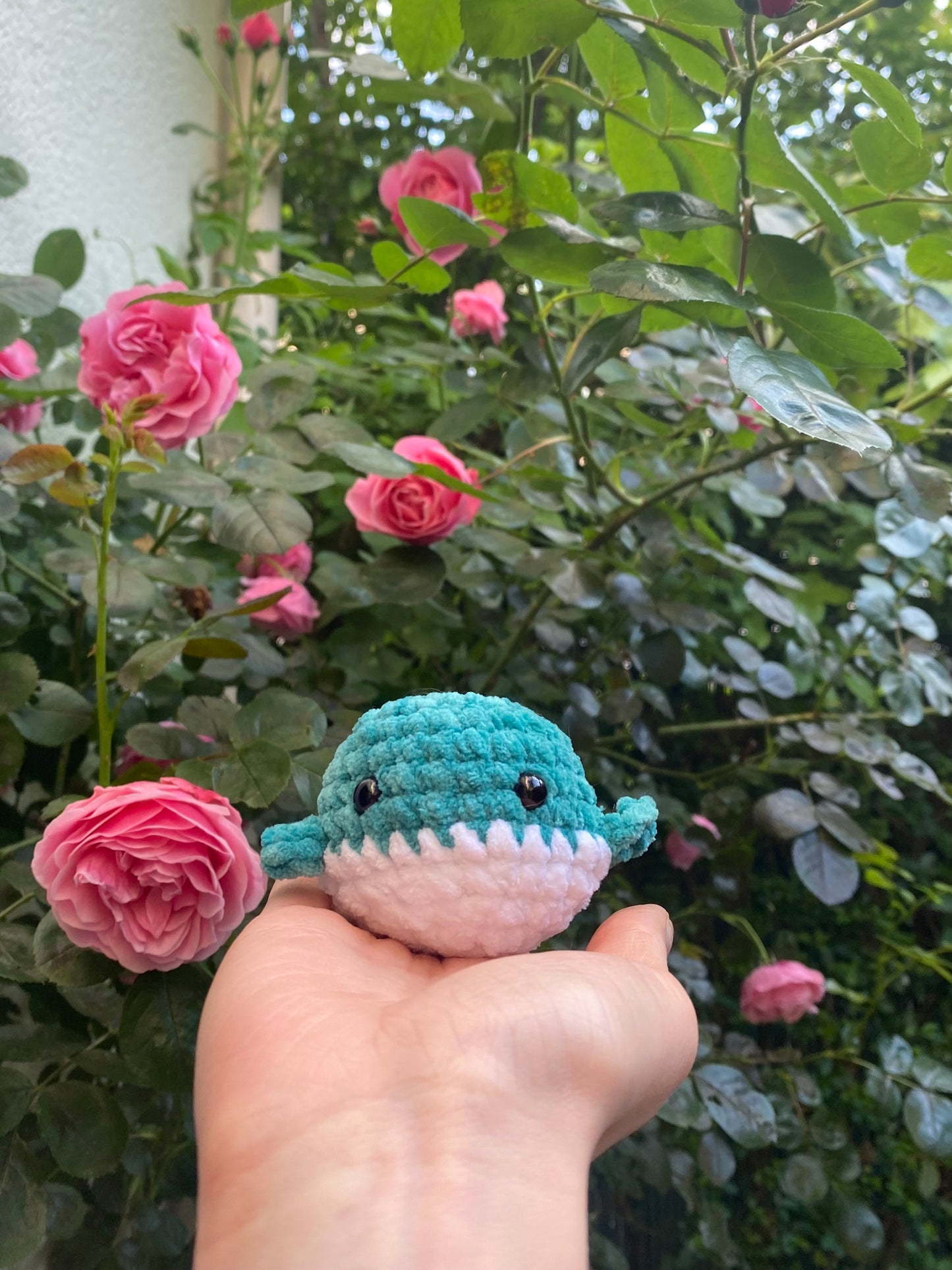 Baleine Crochet Bleue