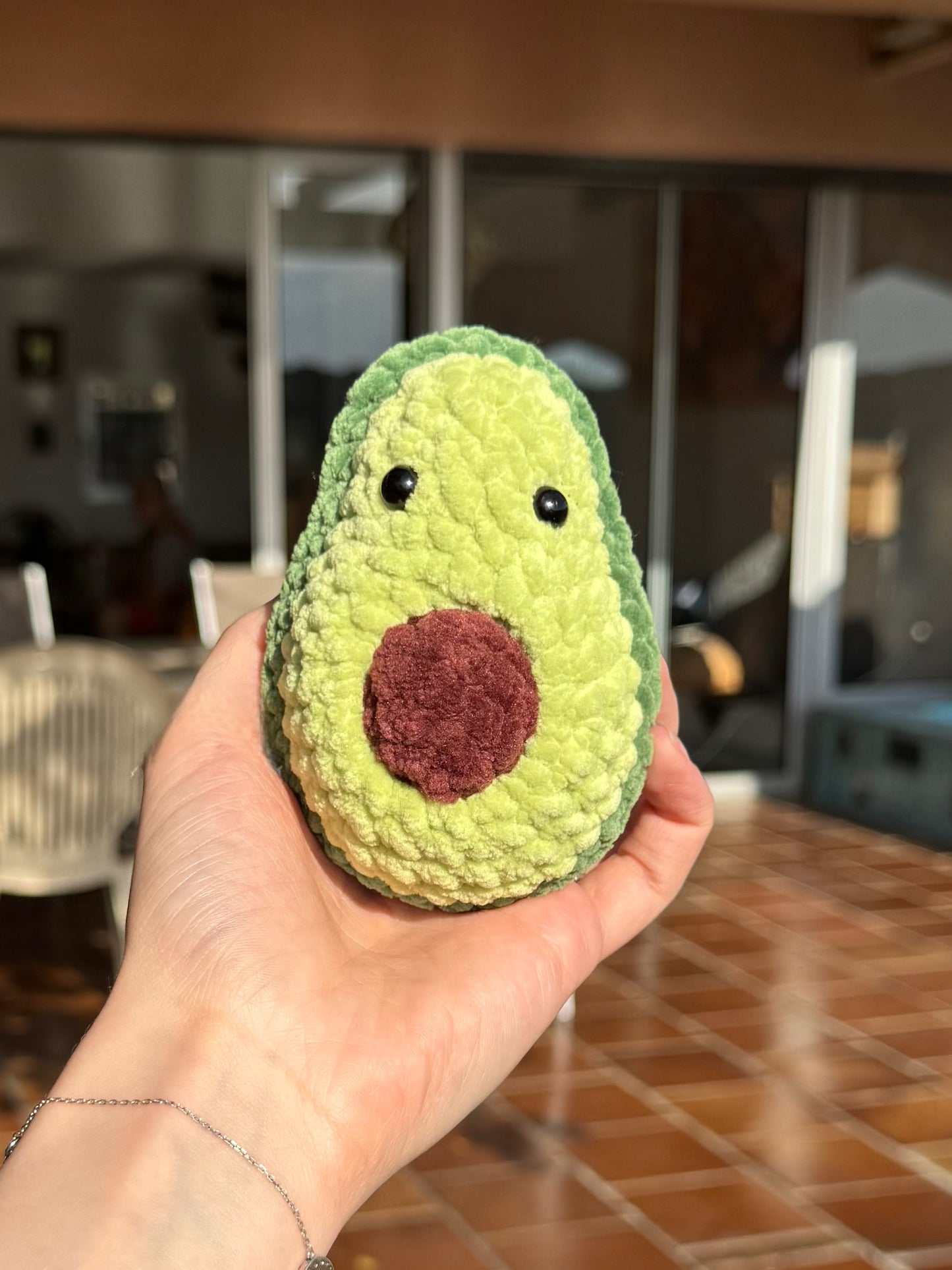 Peluche Avocat au Crochet
