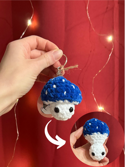 Porte-clés dépliant champignon