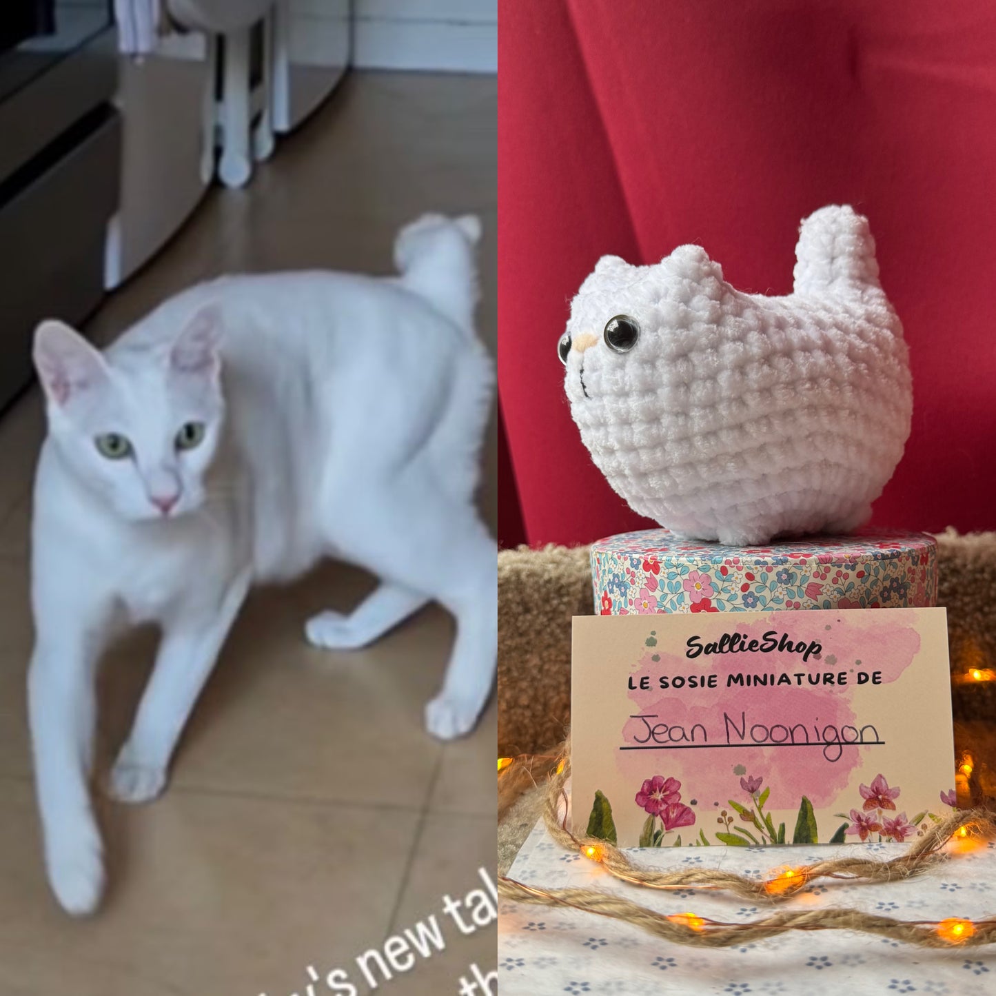 Chat Personnalisable Crochet