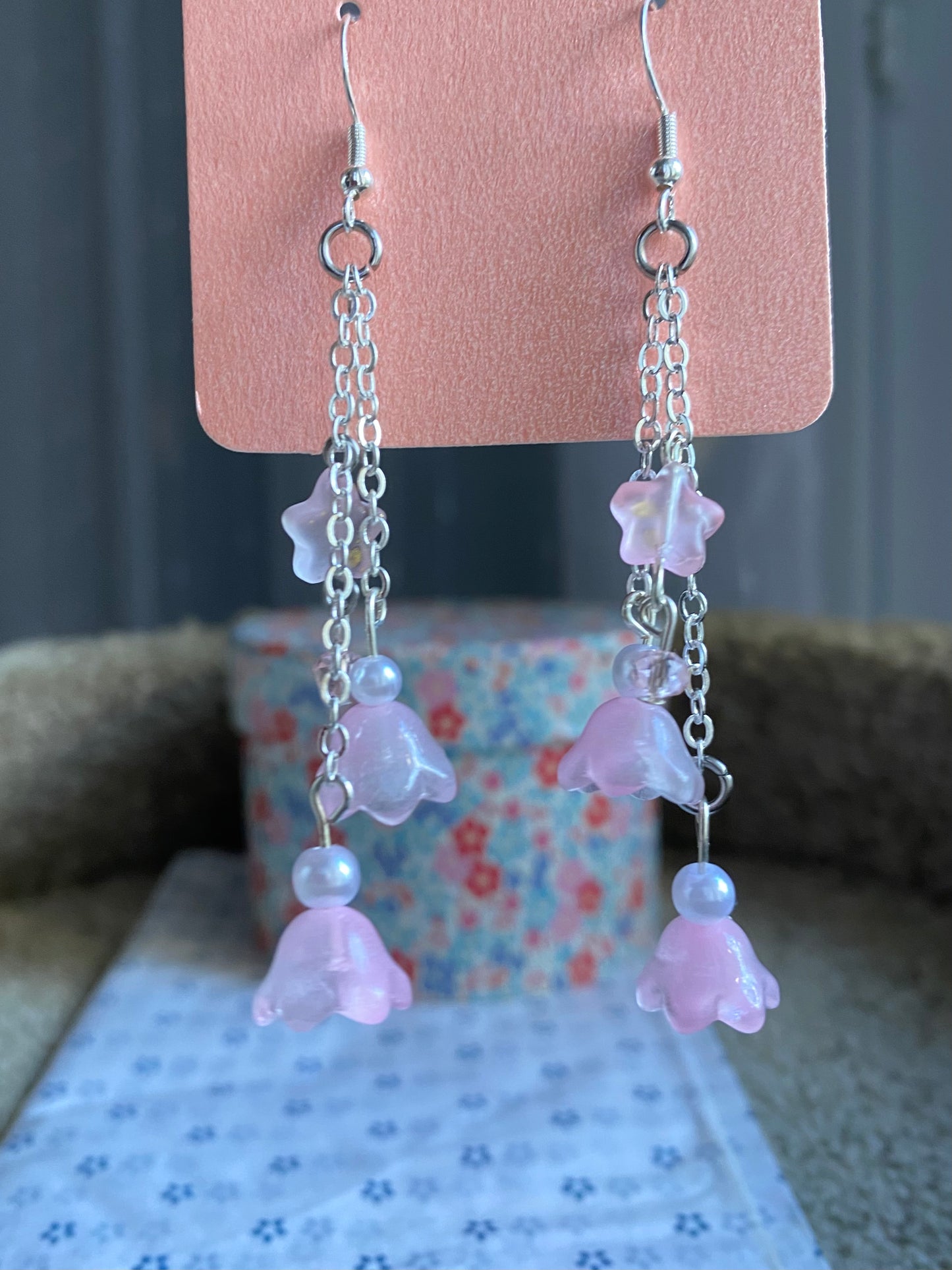 Boucles d’oreilles fleurs