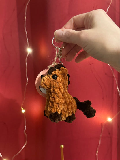 Porte-clés Cheval Crochet