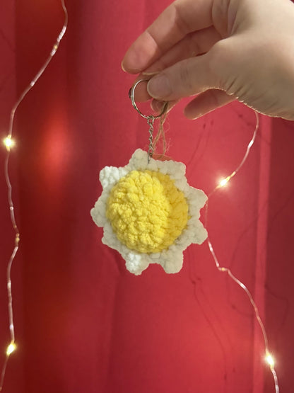 Porte-clés Marguerite Crochet