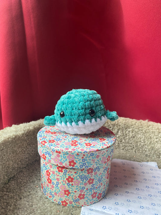 Baleine Crochet Bleue