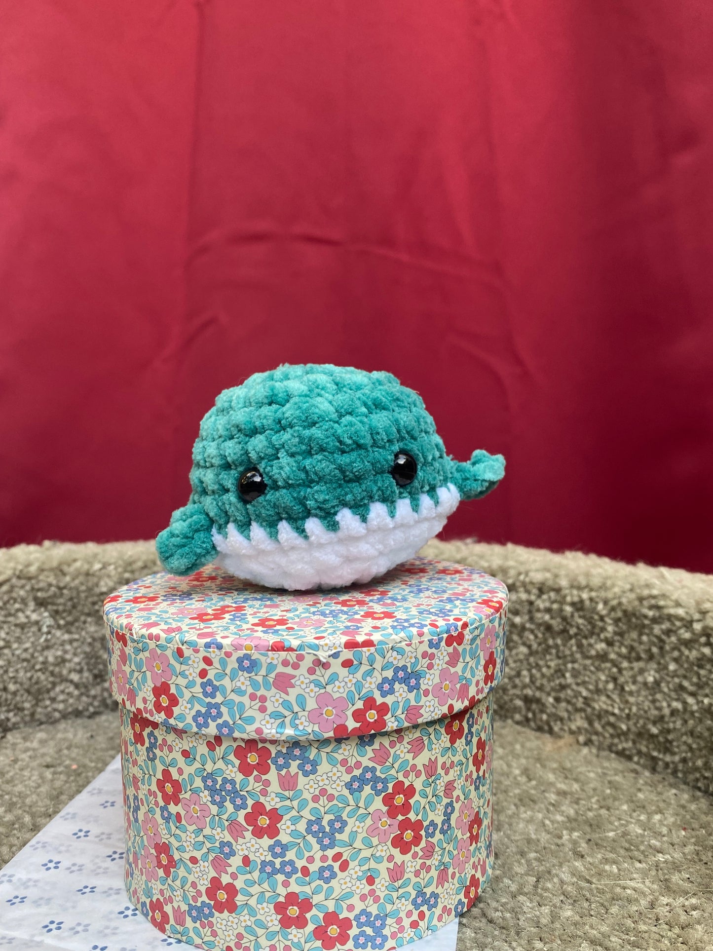 Baleine Crochet Bleue