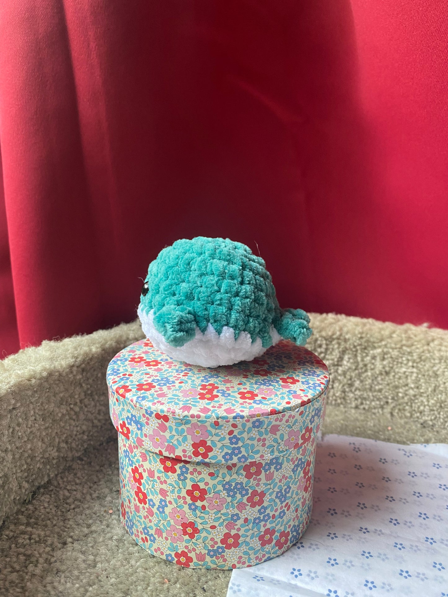 Baleine Crochet Bleue