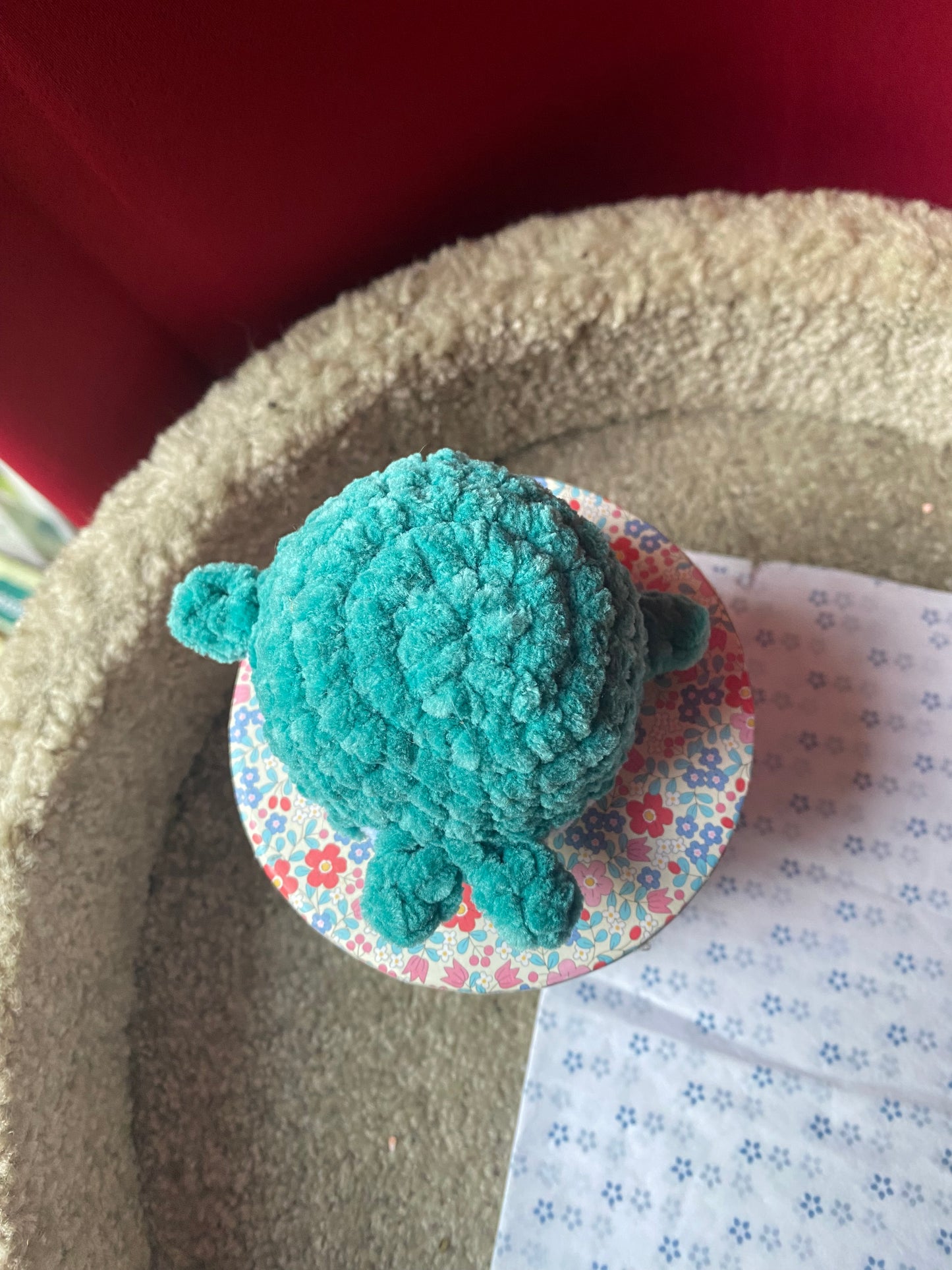 Baleine Crochet Bleue