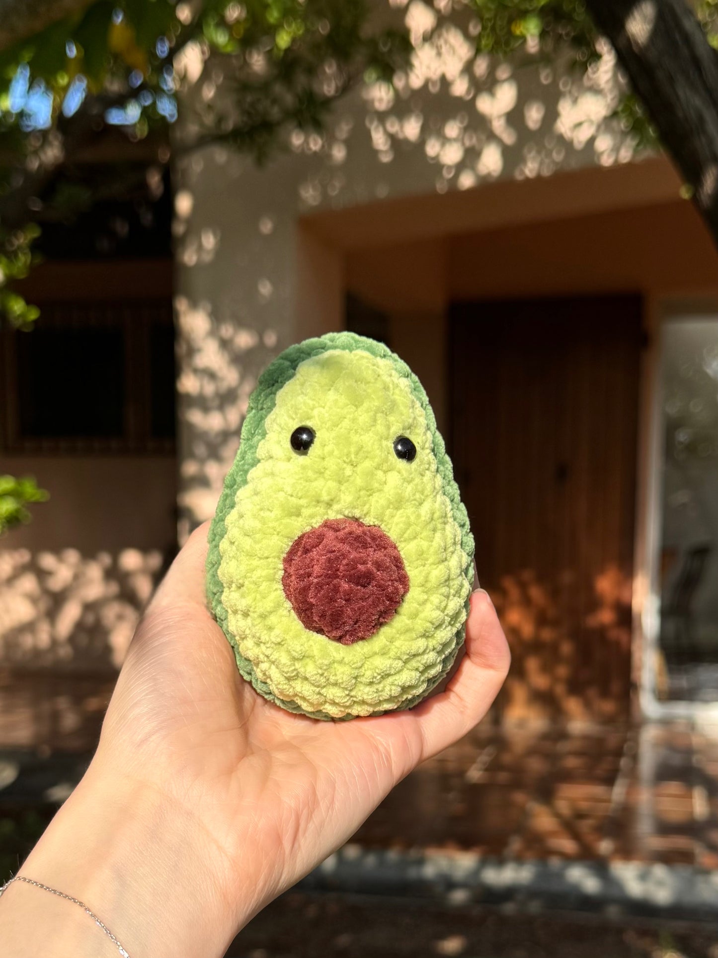 Peluche Avocat au Crochet