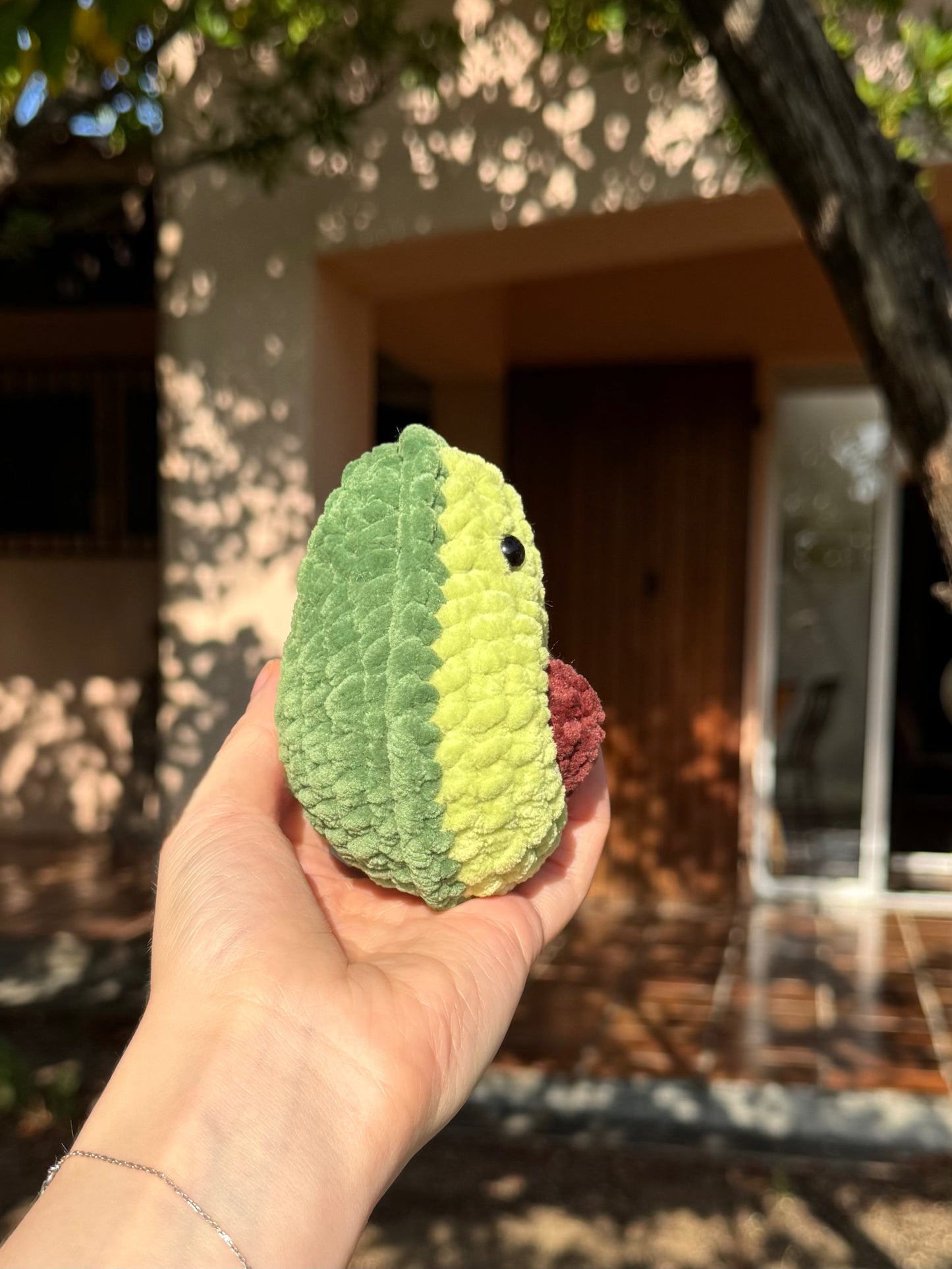Peluche Avocat au Crochet
