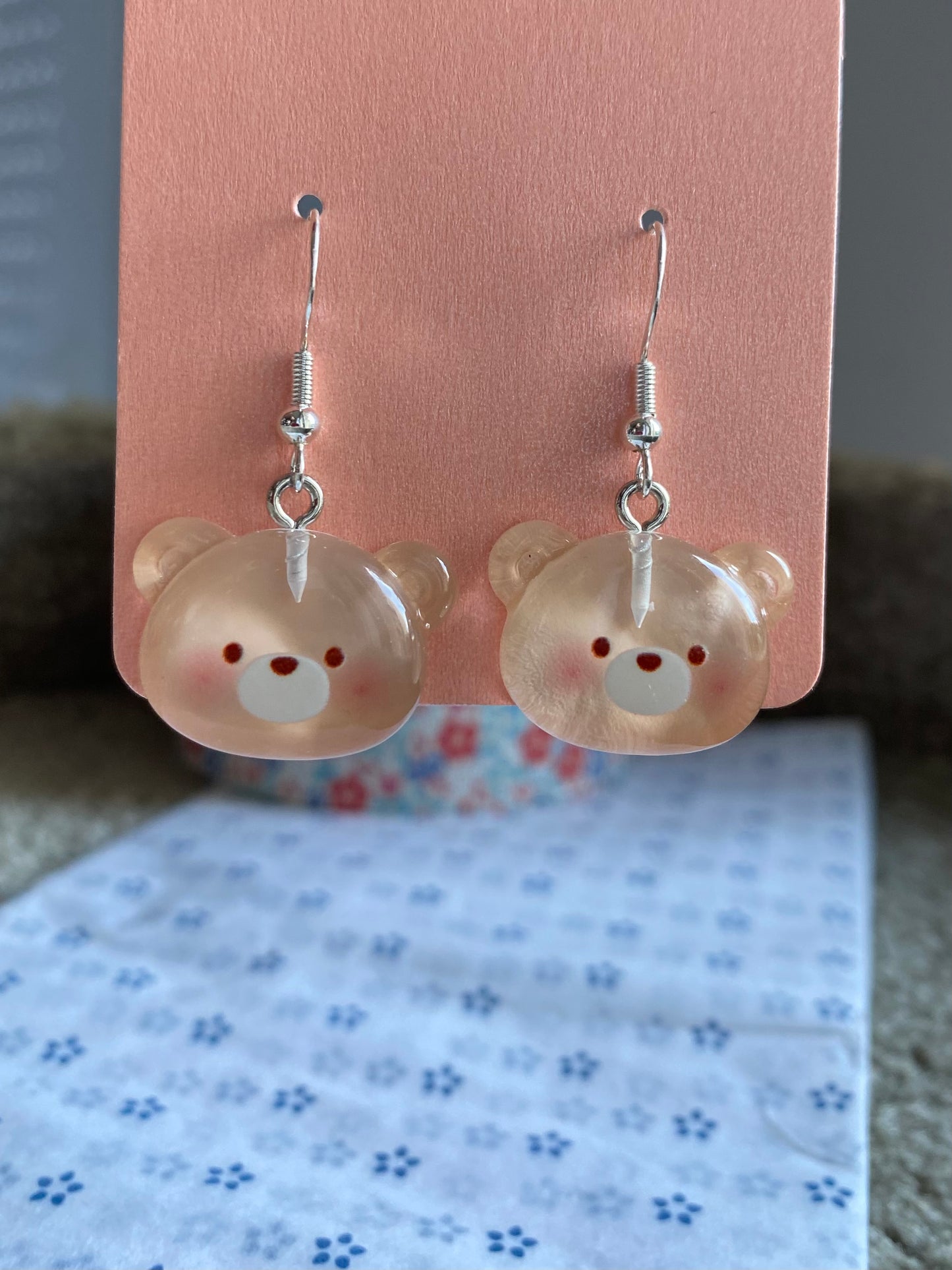 Boucles d’oreilles nounours