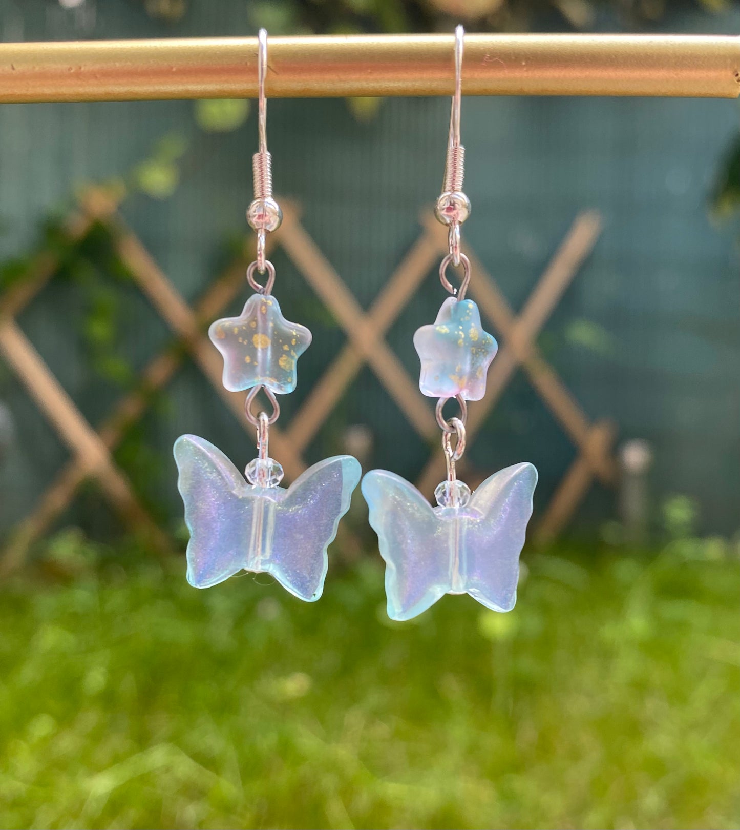 Boucles d’oreilles Papillons Étoiles