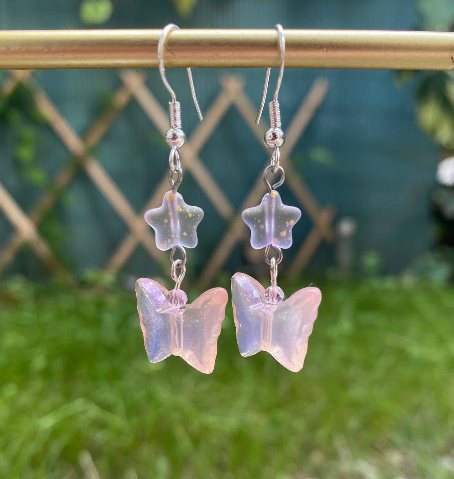 Boucles d’oreilles Papillons Étoiles