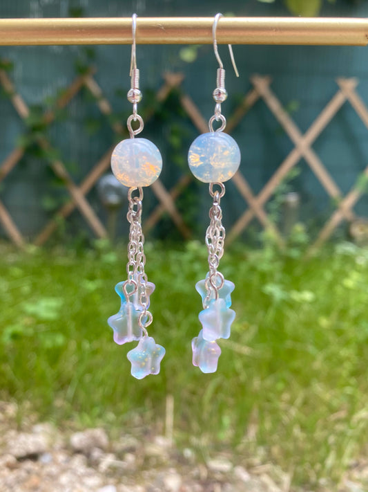 Boucles d’oreilles Étoiles bleues