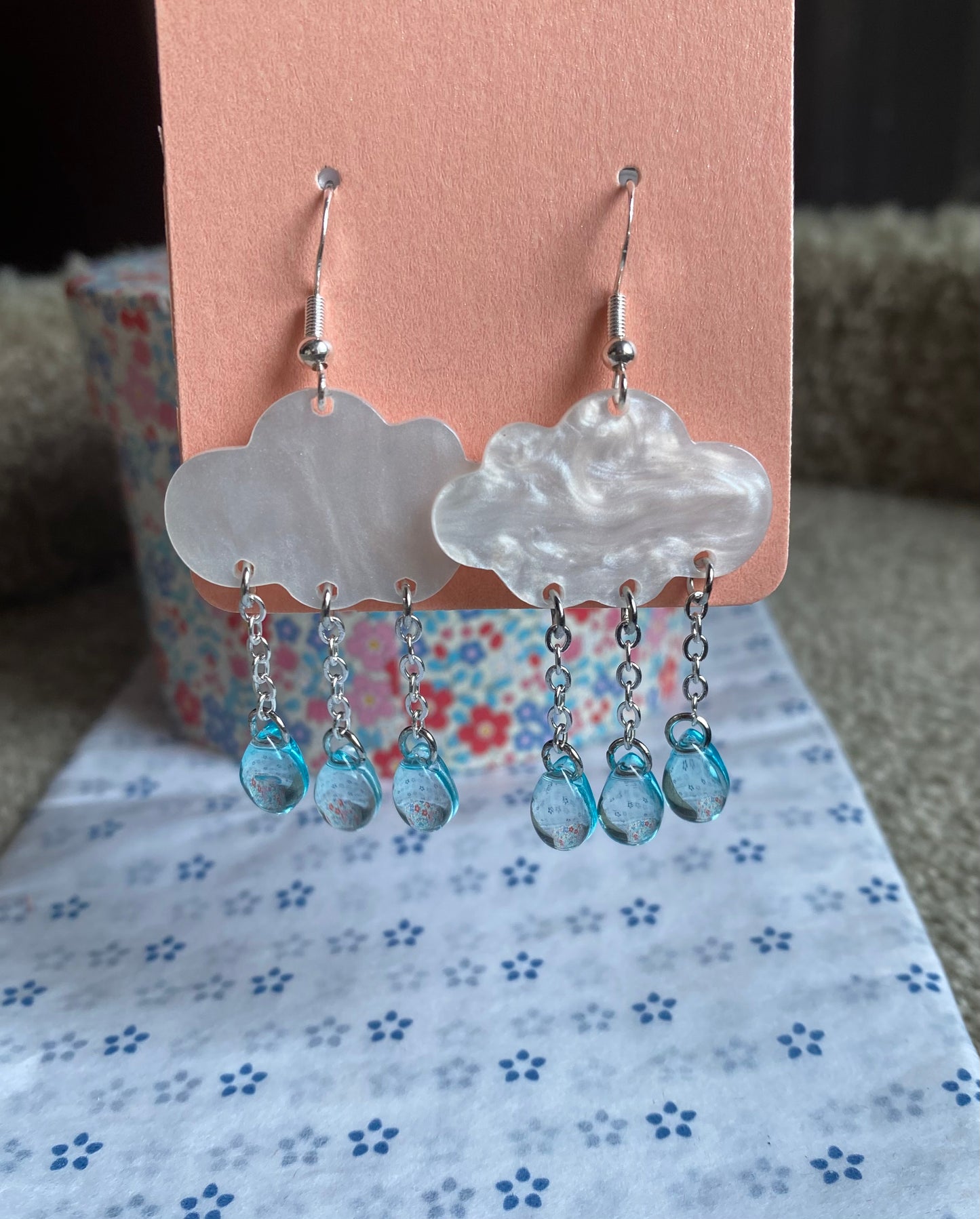 Boucles d’oreilles Nuage