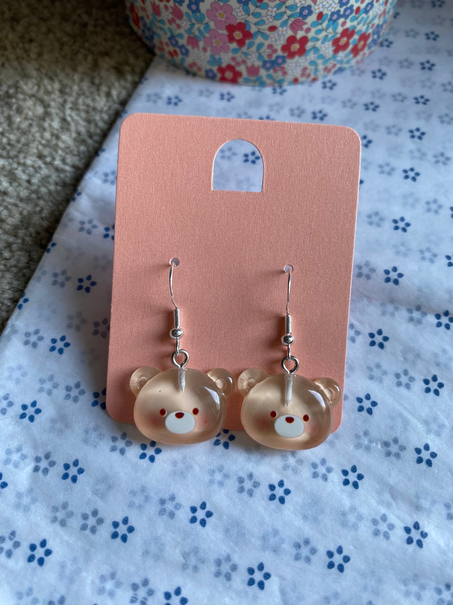 Boucles d’oreilles nounours