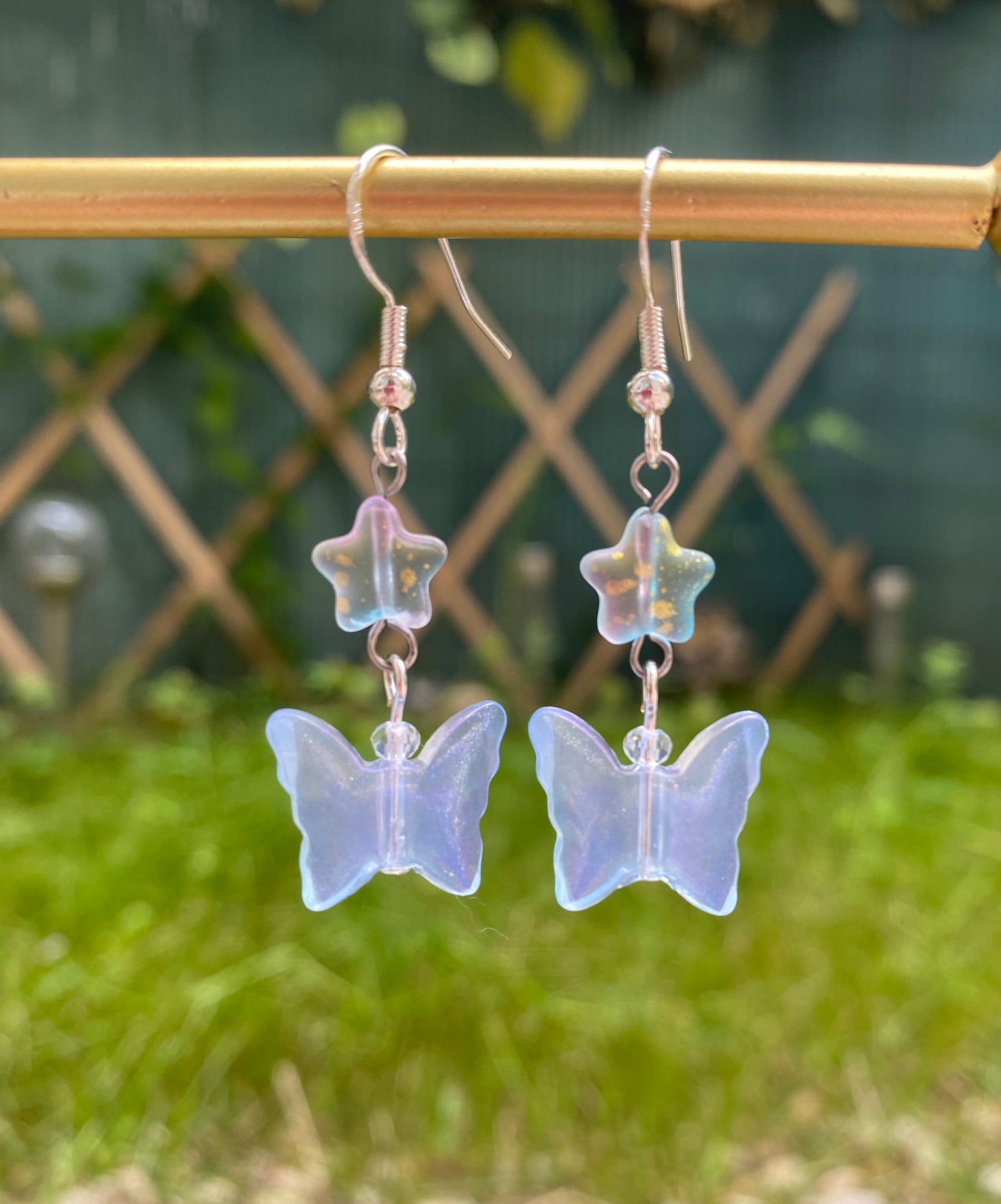 Boucles d’oreilles Papillons Étoiles