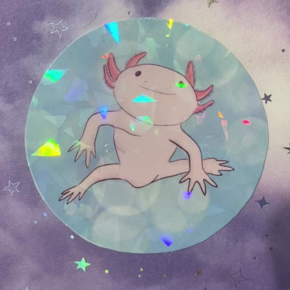 Set Peluche + Stickers Axolotl