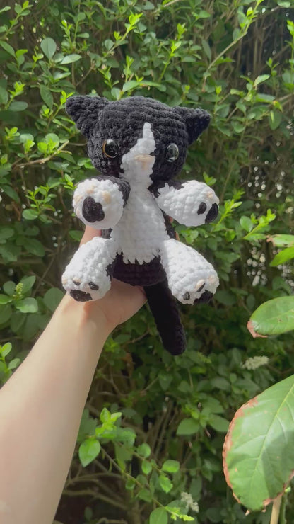 Chat Personnalisable Crochet Grand Modèle